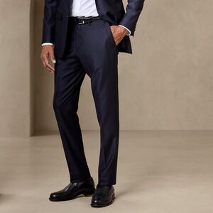 Banana Republic Slim Fit Italian Navy Chinos